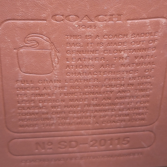 Coach 1941 Glovetanned Leather Saddle Bag, Black - Picture 8 of 16